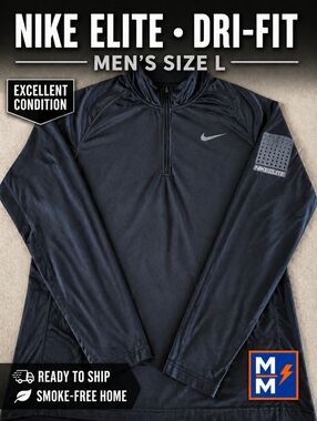 Nike Elite Dri-FIT Shirt Men’s Large Athletic Training Gym Performance Top